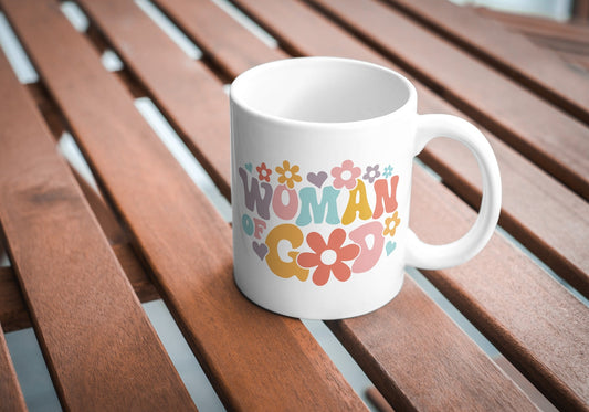 Woman of God Retro Coffee Mug